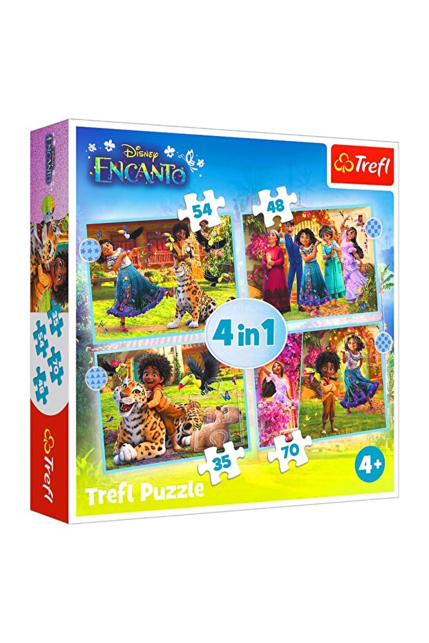 Puzzle Encanto 4 in 1 Ages 4+