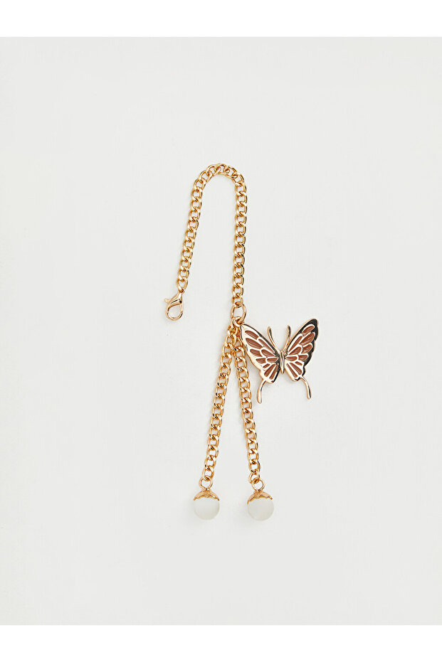 Özmarka New Season Mixed Butterfly Figured Chain Bag Ornament