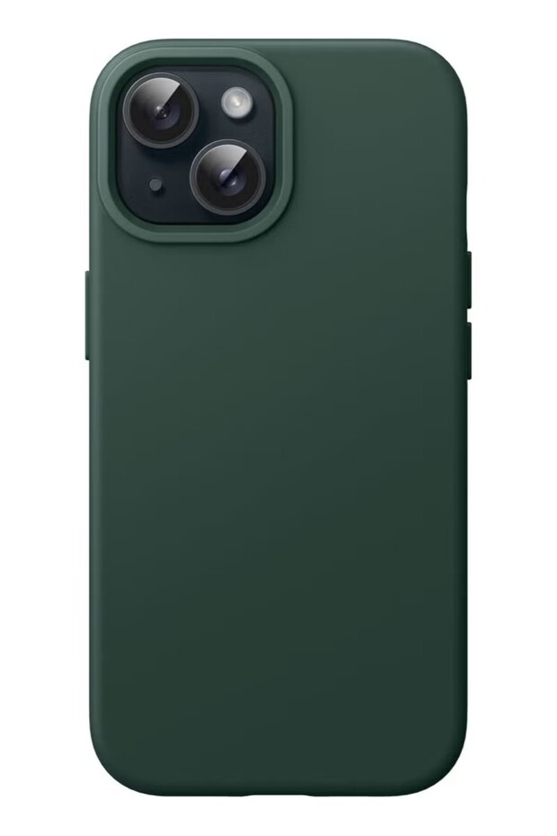 iPhone 15 Liquid Silicone Case - Slim Fit Soft Touch Protective Cover with Microfiber Lining & Camera Protection