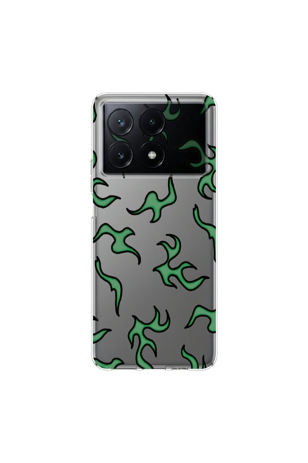 Poco X6 Pro Compatible Wallpaper 5 Design Transparent Case
