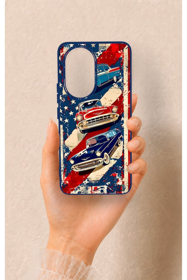 Honor 200 5g Compatible American Chevrolet Patterned Silicone Case