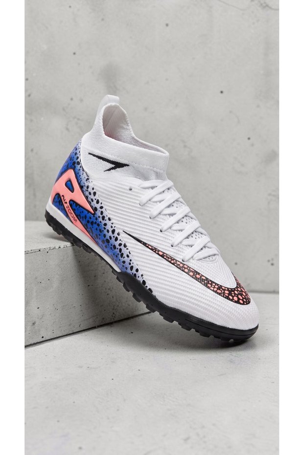 5033 Men's Orthopedic Sole Lace-Up Adult Astroturf Shoes - Men's Astroturf High-Top Football Shoes
