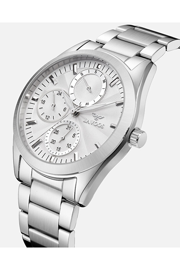 Luxury Silver Men's Chronograph Watch