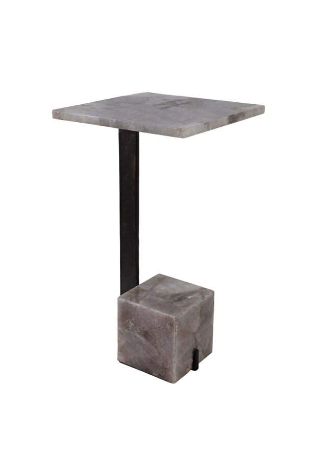 طاولة كوكتيل كبيرة من رولا سموكي كوارتز مقاس 26 بوصة