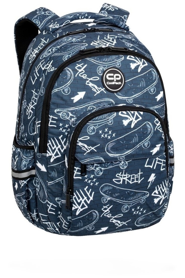 Rucsac CoolPack Basic Plus, 2 compartimente, Street life