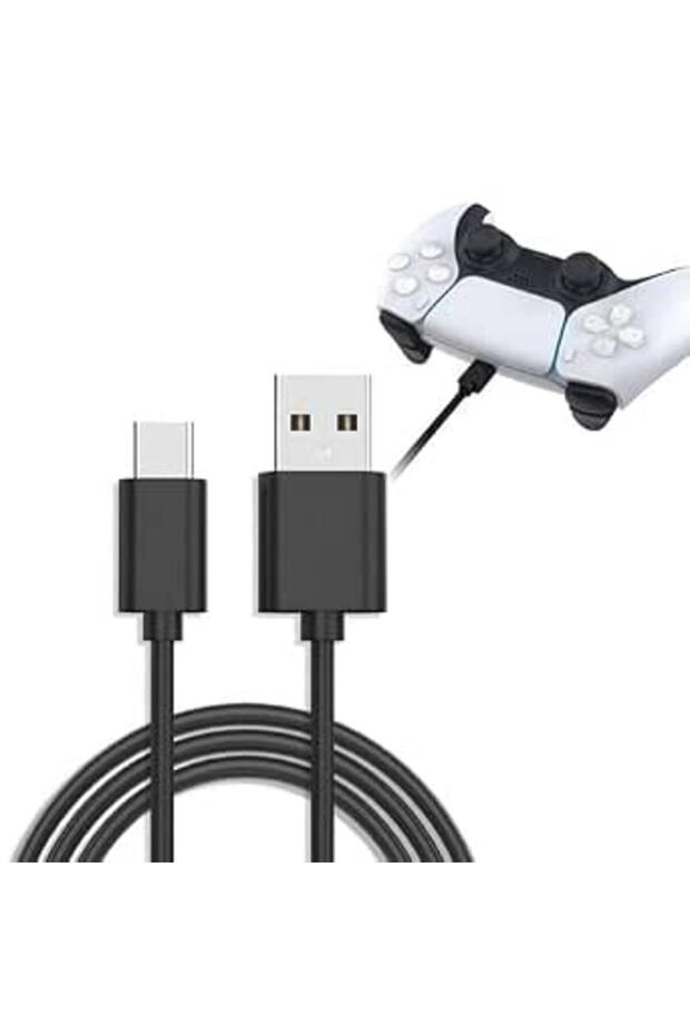 كابل شحن بطول 3 أقدام لجهاز PS5، ووحدات تحكم Xbox X/S/SC، ووحدة تحكم Switchboard، بديل مصنوع من النايلون المضفر