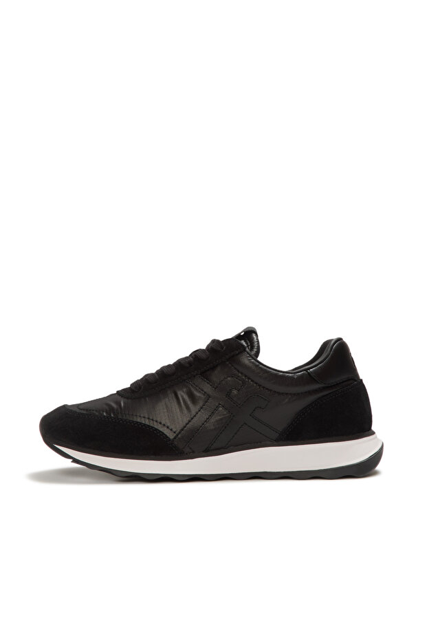Women's Retro-Q FF Metallic-Fabric/Suede Sneakers