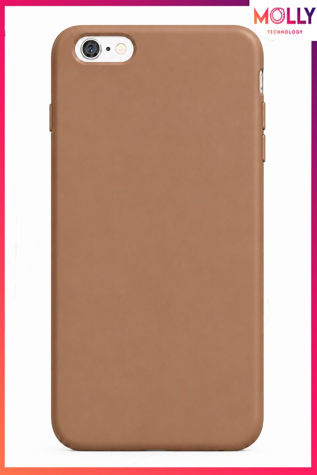 Chocolate Liquid Inside Velvet Matte Silicone Case for iPhone 6/6S Plus