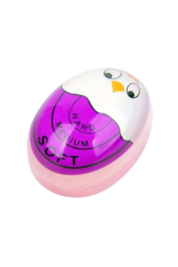 Purple 1pc 1/2pcs Chick Egg Timer Sensitive Color Change Indicator for Hard Soft Boiled Eggs Cooker