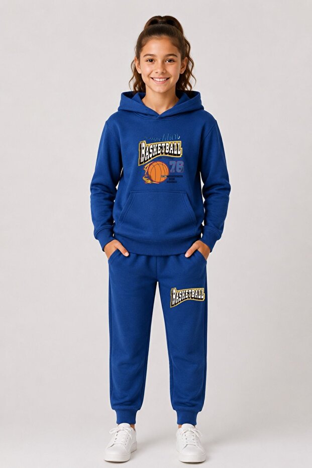 Armikids School and Daily Wear Printed Hooded Kangaroo Pocket Set