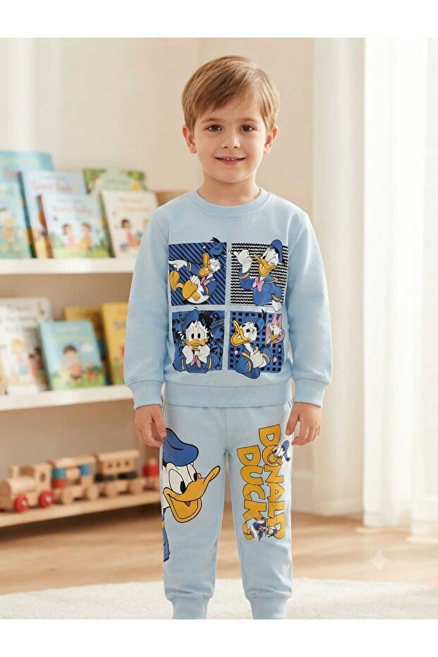Cotton Top-Bottom Children's Set Suitable for Kindergarten and Nursery.