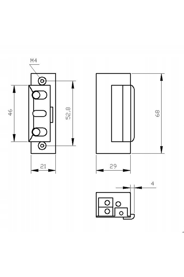 Conector electronic simetric R4 memorie internă