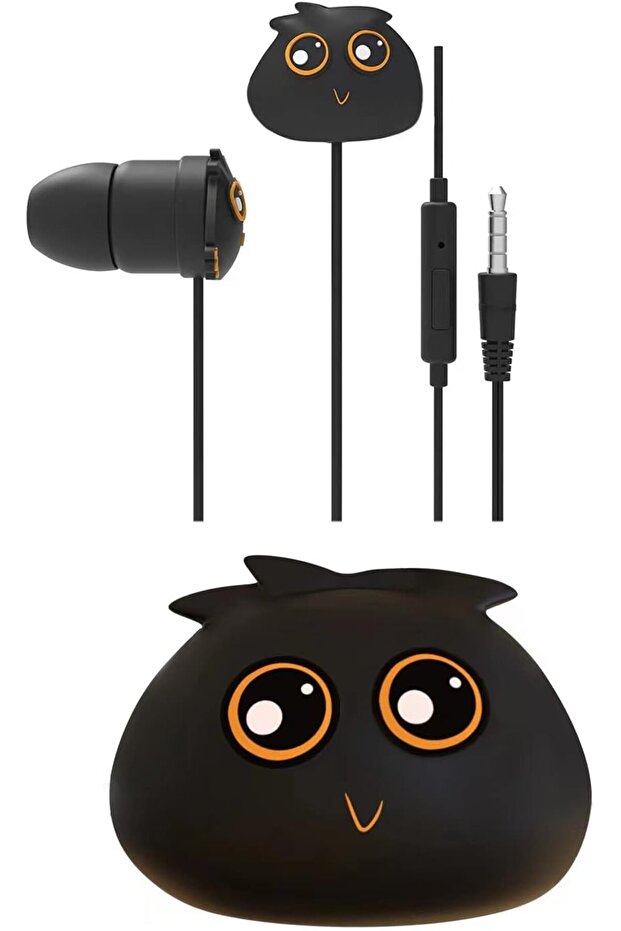 Jellie Drops Wired Earphones, Black