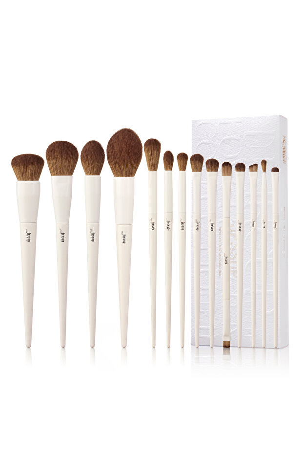 T329- 14PCS Jessup Makeup Brushes 14pc Makeup Brush Set Synthetic Foundation Brush Powder Contour Ey