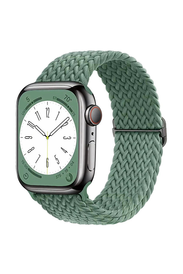 38mm 40mm 41mm 01 olive green Braided Solo Loop For Apple watch Ultra band 40mm 44mm 41mm 38mm 49mm