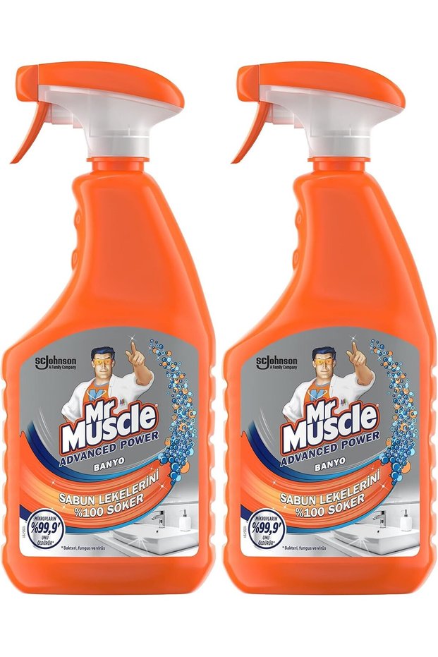 Mr Muscle Mr Muscle Advanced Power Virus Effective Bath, 750 ml 2-Pack