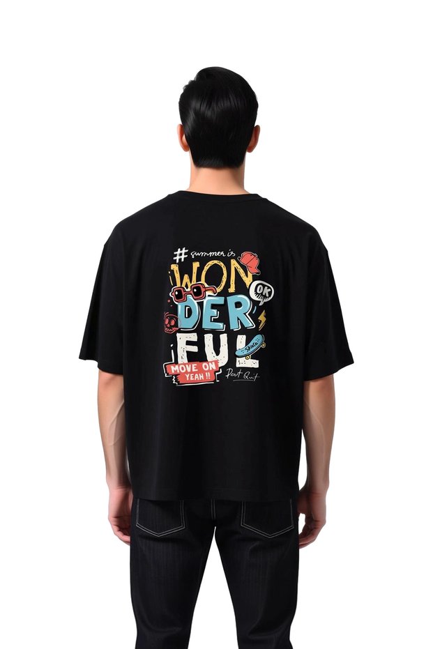 Men's Oversize Skateboard Sport Printed T-Shirt Summer Motivational Themed Relaxed Fit Casual Modern Stylish Elegant