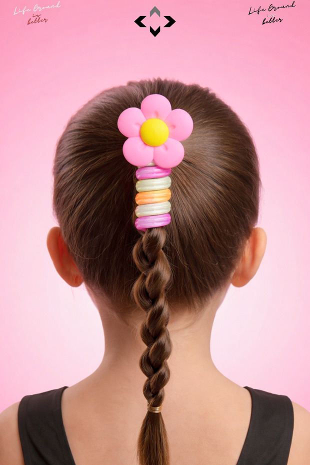 1Pcs Girls' Macaron Hairpin Spiral Hair Clip with Figures Patterned Cute Hair Clips Children's Hair Clips