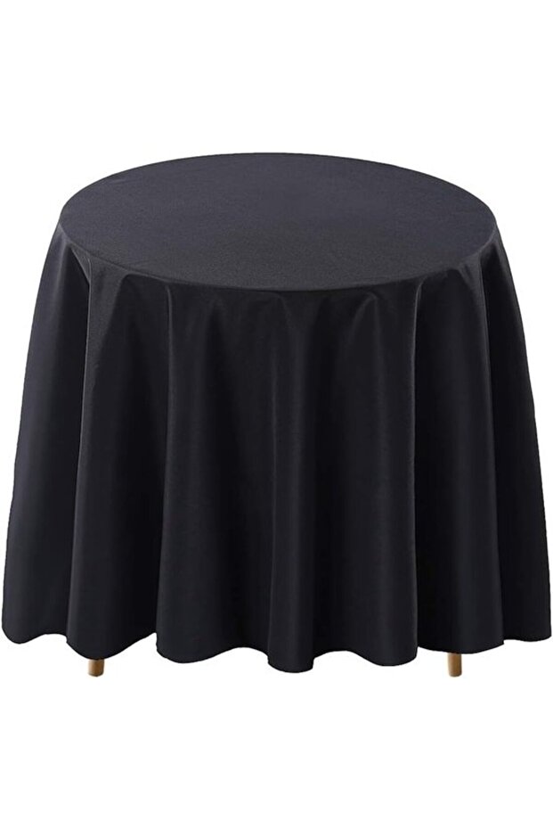 Tablecloth - Round tablecloth - Polyester - Washable - Stain-resistant - Suitable for indoor and outdoor use - Wrinkle-resistant,...