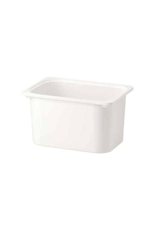 Storage box, white, 42x30x23 cm