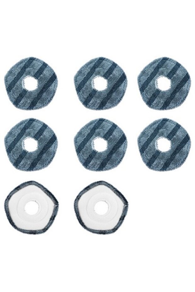 8 replacement mop cloths for Eufy X10 Pro Omni/X10 Pro robot vacuum cleaners - Vacuum cleaner accessories - Mop cloths