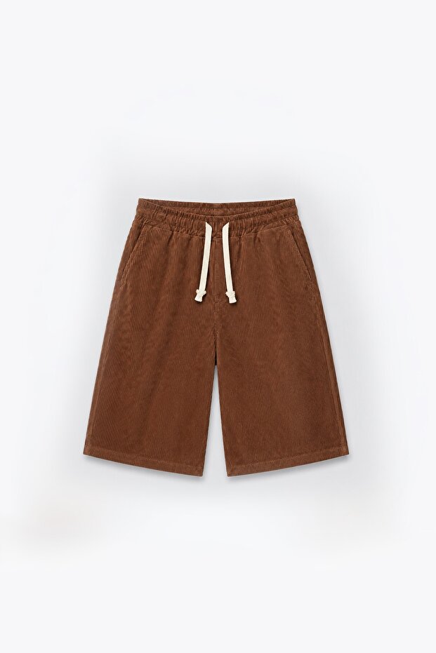 Ribbed Textured Shorts