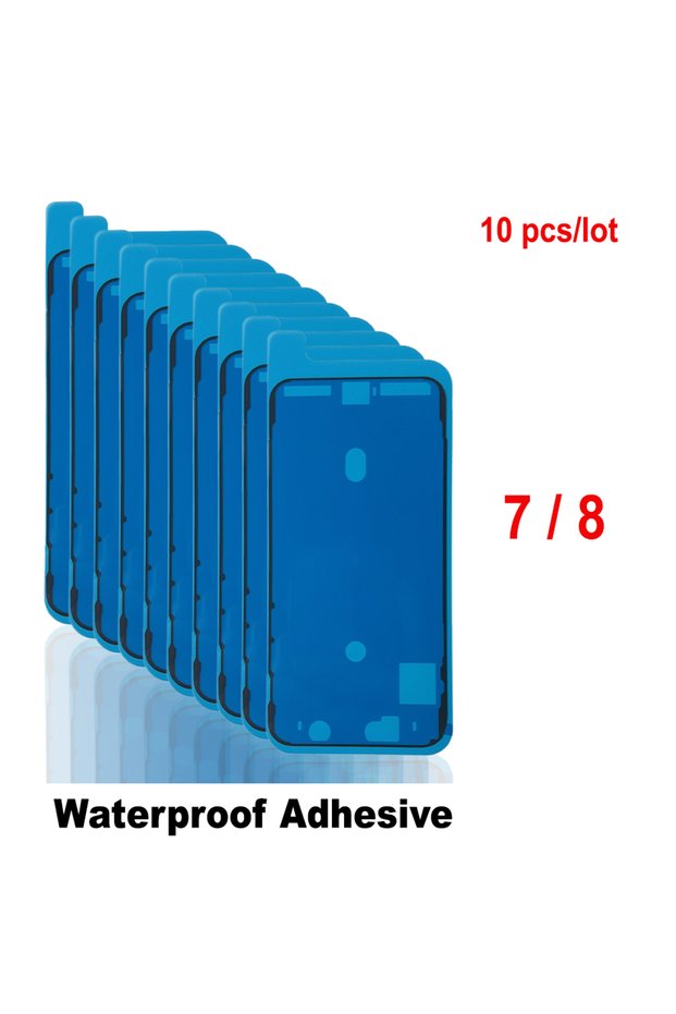 For 7G 8G 10Pcs LCD Display Front Side Waterproof Seal Stickers for iPhone 6/7/8/X/XS/XR/11/12/13/14