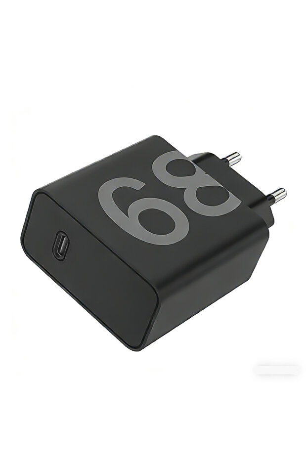 شاحن أوروبي أصلي بقوة 68 واط للشحن السريع لهواتف جوجل موتو مع منفذ USB-C