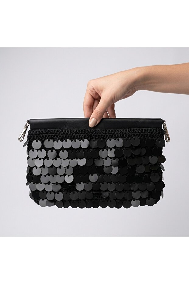 Pullu Clutch El Çantası