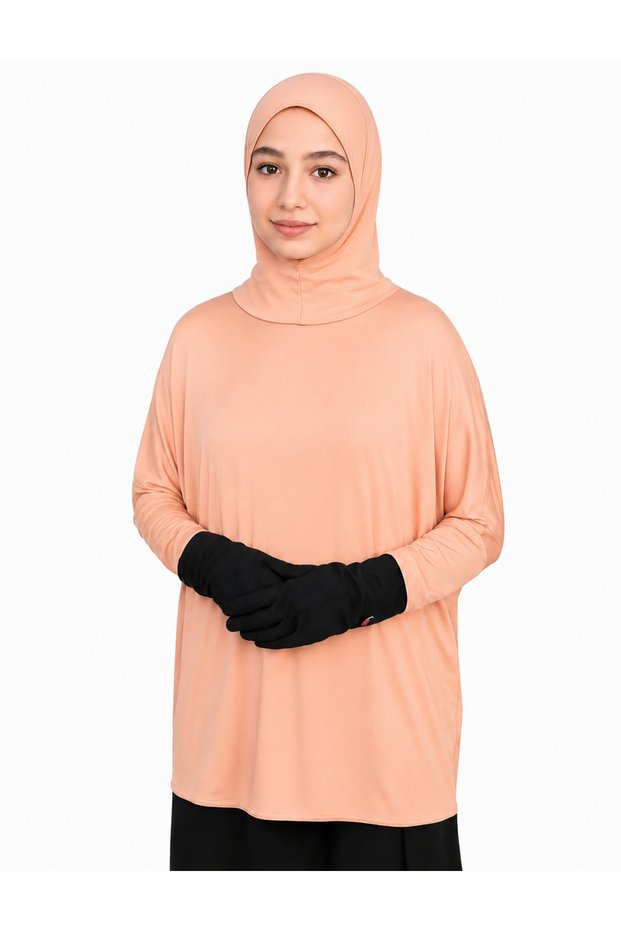 Hijab for Girls, Simple Modest Islamic Headscarf, Full-Coverage Hijab Head Cover for Everyday Modest Wear