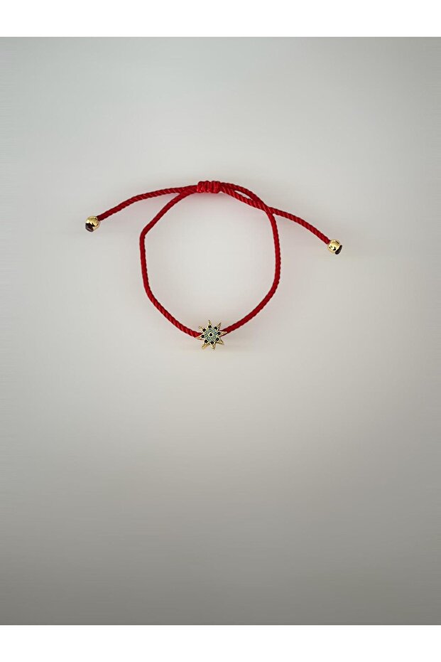 Star Model Adjustable Red Rope Bracelet