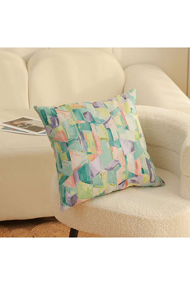 Decorative Cushion, Polycotton Jacquard, 45 x 45 cm, Design TH-X4010