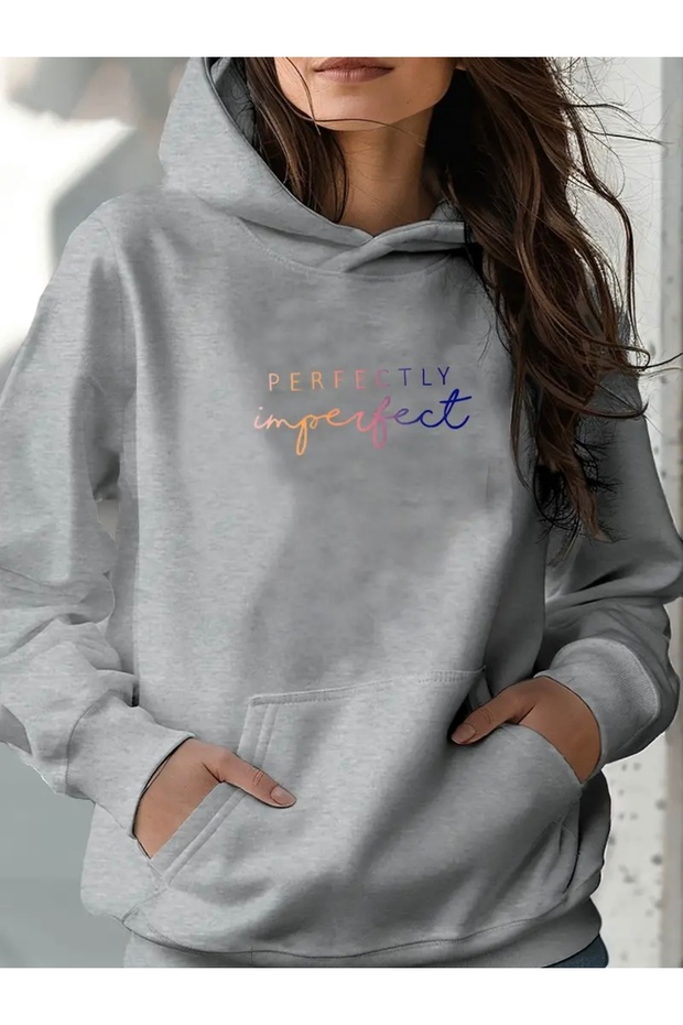 Colorful Perfectly Printed Oversized Unisex Women'S/Men's Hooded Sweatshirt