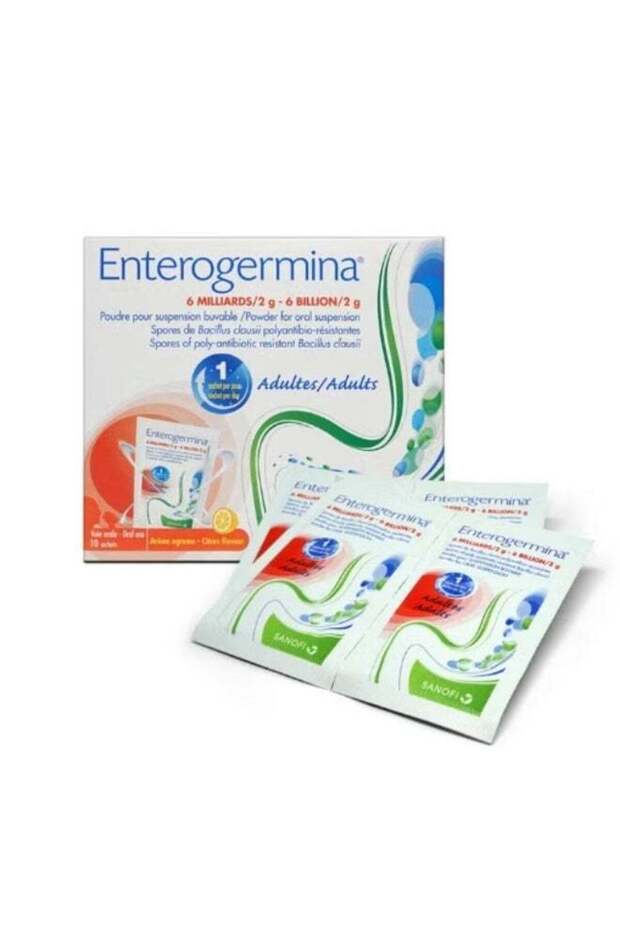 sanofi Enterogermina Adult Probiotic Powder Sachets, 6 Billion CFU/2g, 10 Count