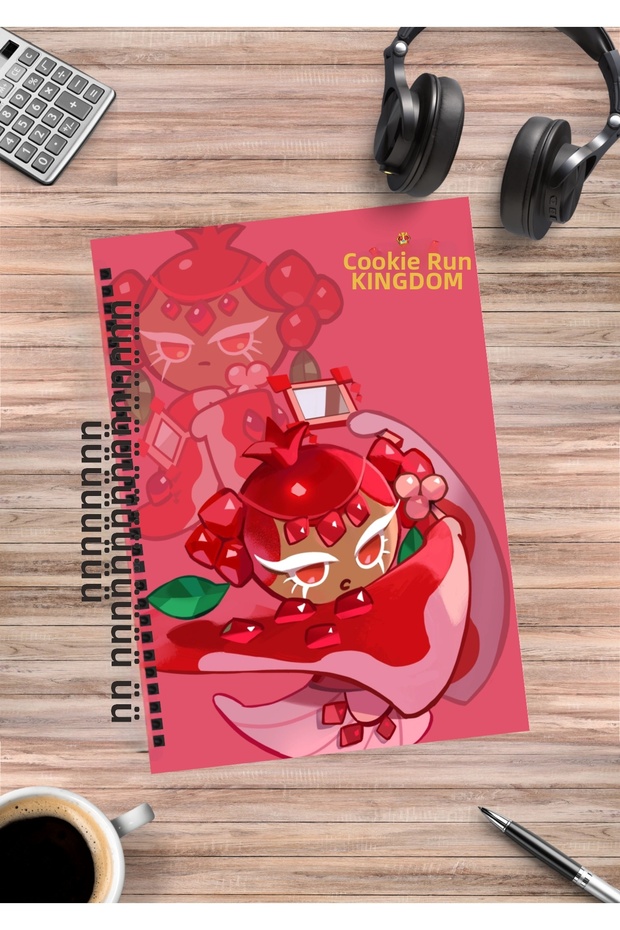 Cookie Run Kingdom Anime Spiral Notebook A5 (50 Sheets)