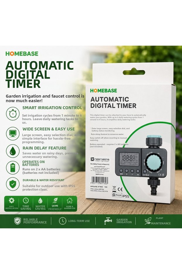 Dy931 Automatic Digital Watering Timer Provides Practical Use in Garden Maintenance