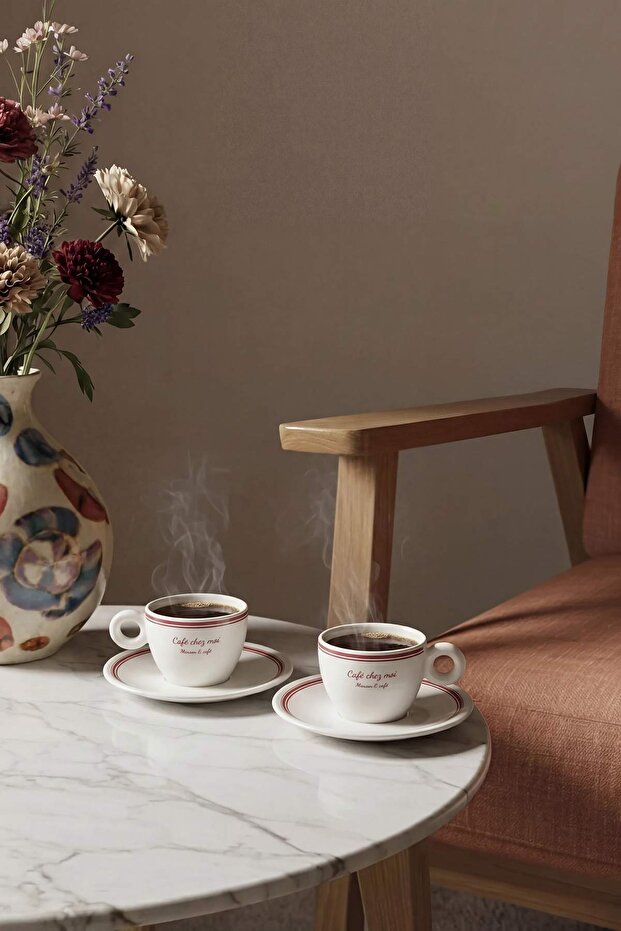 2'li Baskılı Espresso/Kahve Fincan Seti TPHSS25KFC00011 - 1