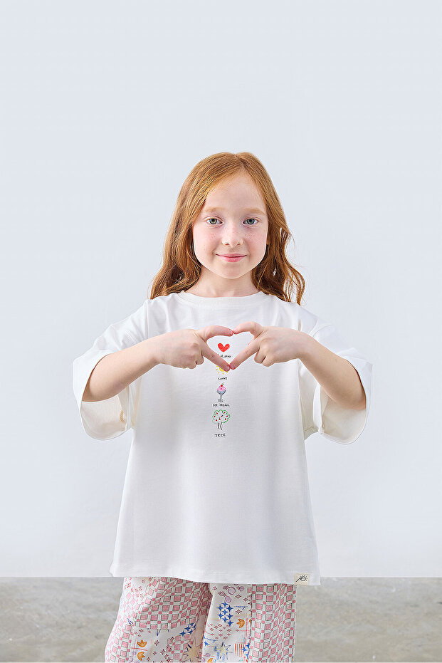 تيشيرت مطبوع عليه Sweet Mood