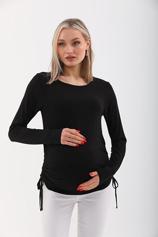 Maternity Side Gusseted Blouse