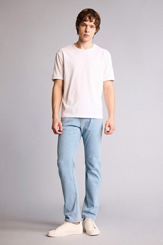 Sergio Regular Fit Normal Waist Pipe Leg Jean Trousers E7268Ax25Sm