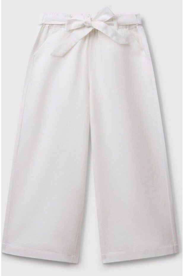 Girls' 43Wbcf01W Linen Pants Gkb1130