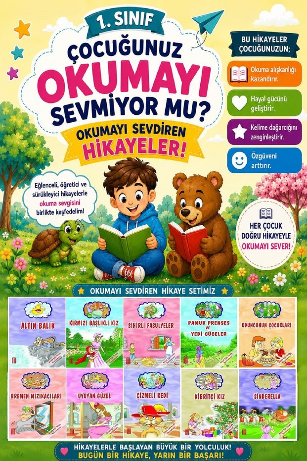 Dünya Klasikleri Seti (16 Pages) of the First Class That Made Them Fall in Love with Reading