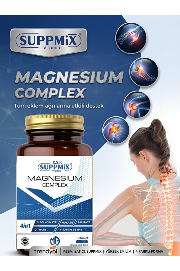 Magnezyum Complex B6 Vitamini 60 Tablet - 2
