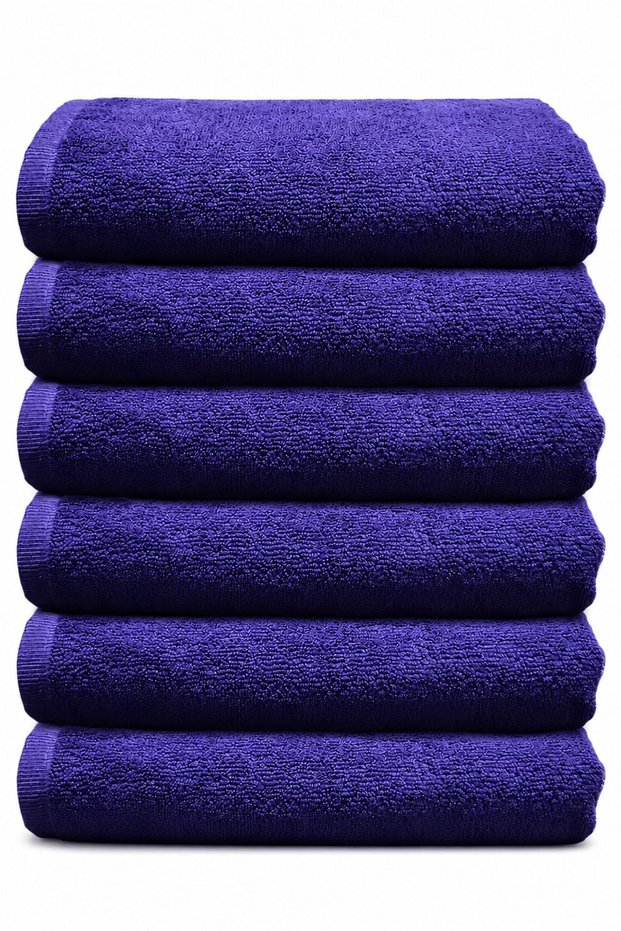 6-Piece Microfiber Hairdresser Hair Towel 50X90 cm