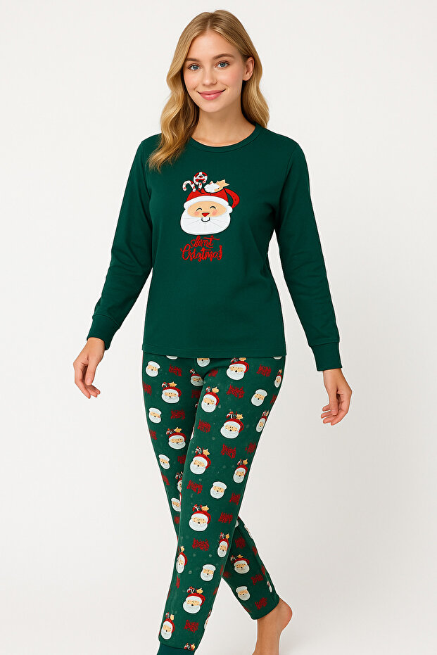 Women's Soft Texture Thermal Pajamas Set 42050
