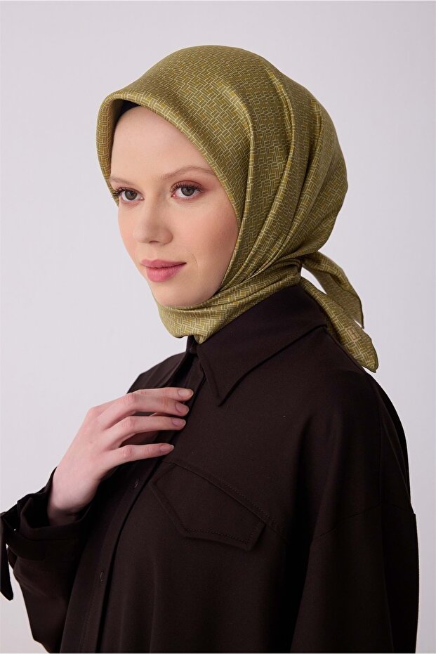 وشاح حرير تويل مميز 2026 نمط 9 - 6 - 1