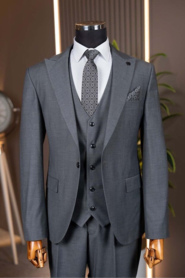 Vest Suit Anthracite