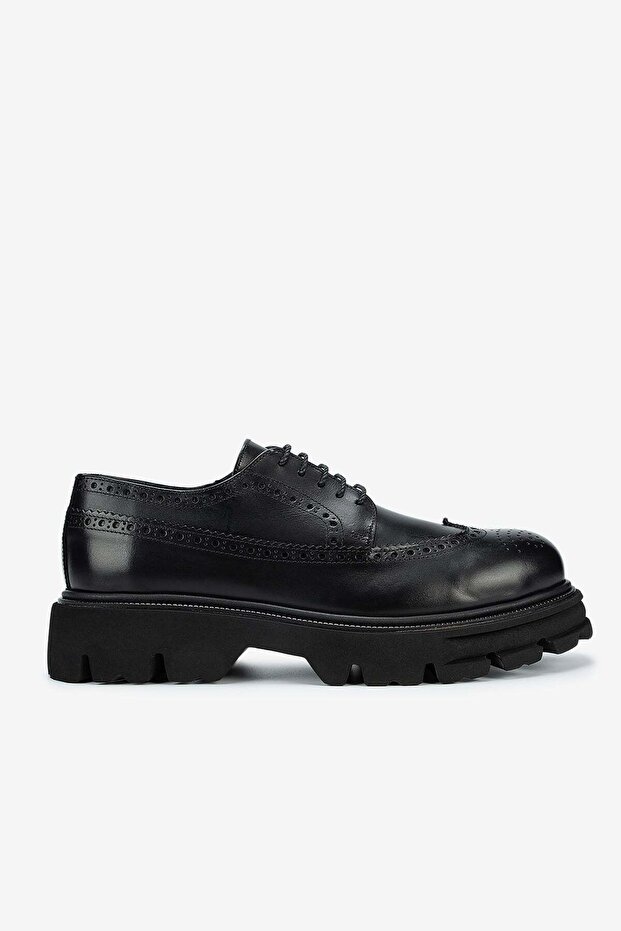 Lfr-F110 Leather Roller Shoes Black