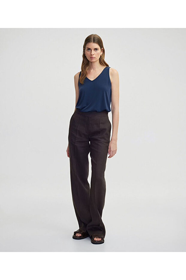 Contrast Spiral String T-Shirt - 2