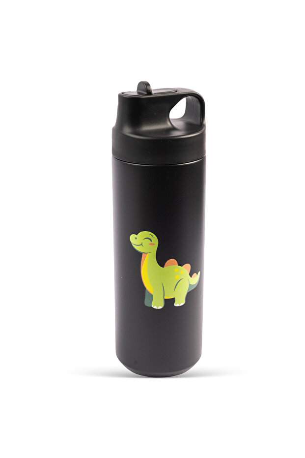 Stainless Steel Vacuum Flask - Black